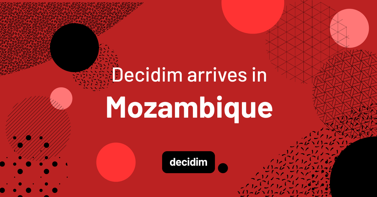Decidim arrives in Mozambique